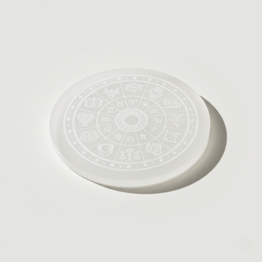 Crystal Recharging Selenite Plate