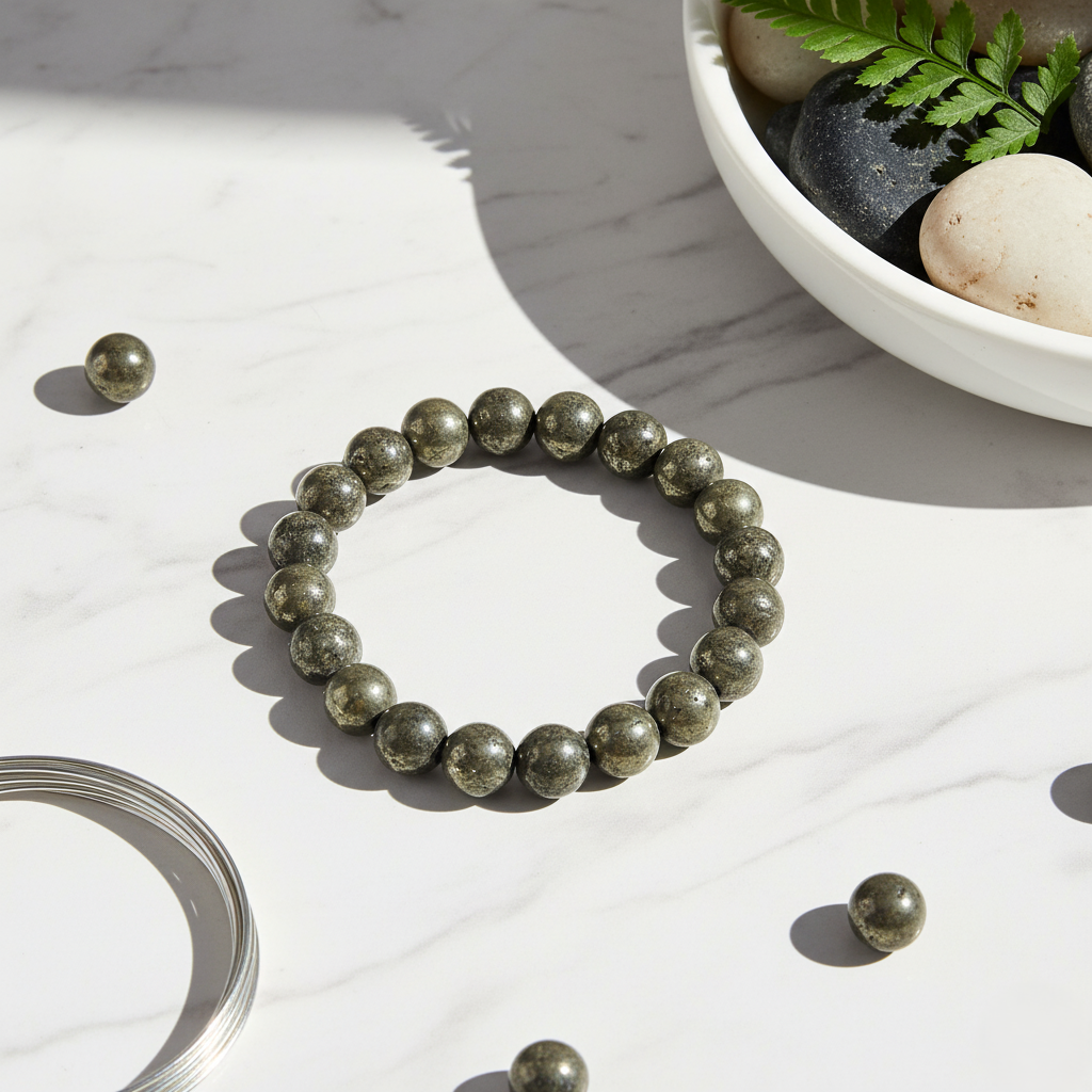 Raw Pyrite Bracelet