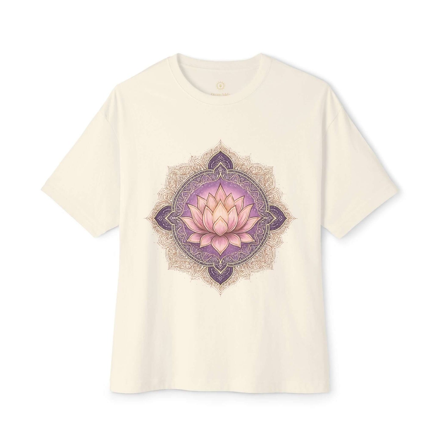 Lotus Mandala Tee - Spiritual Yoga Shirt | DivineAdda
