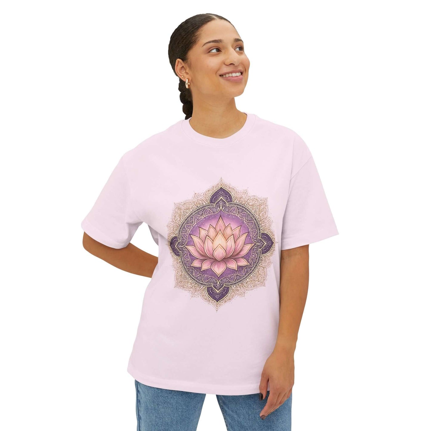 Lotus Mandala Tee - Spiritual Yoga Shirt | DivineAdda