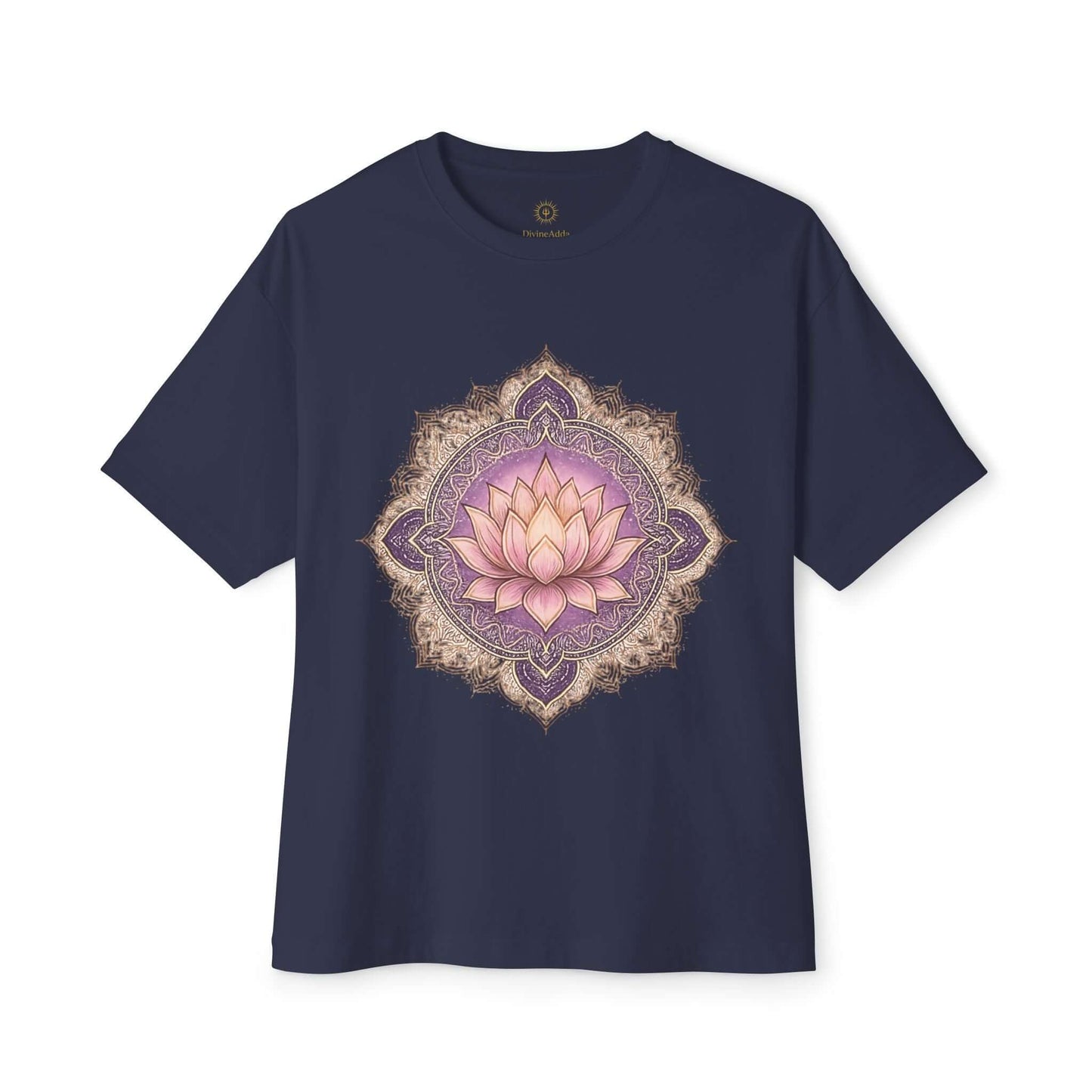 Lotus Mandala Tee - Spiritual Yoga Shirt | DivineAdda