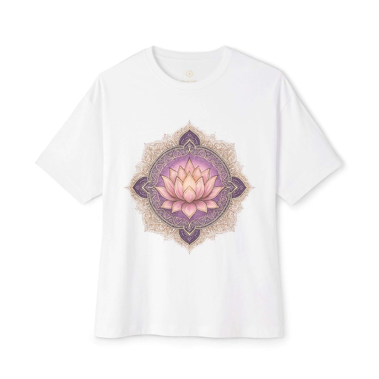 Lotus Mandala Tee - Spiritual Yoga Shirt | DivineAdda