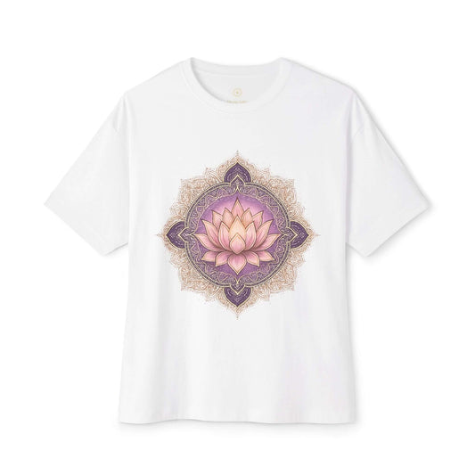 Lotus Mandala Tee - Spiritual Yoga Shirt | DivineAdda