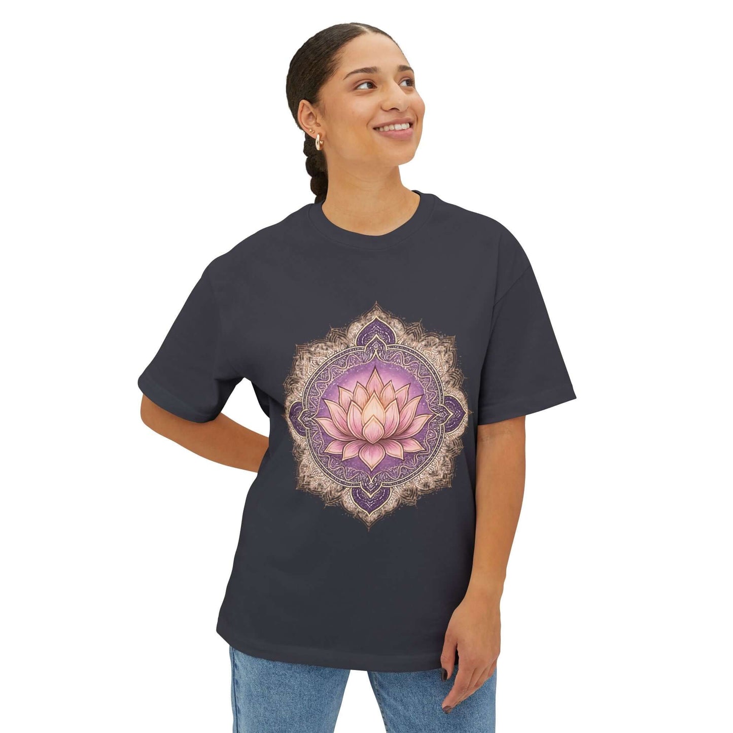 Lotus Mandala Tee - Spiritual Yoga Shirt | DivineAdda