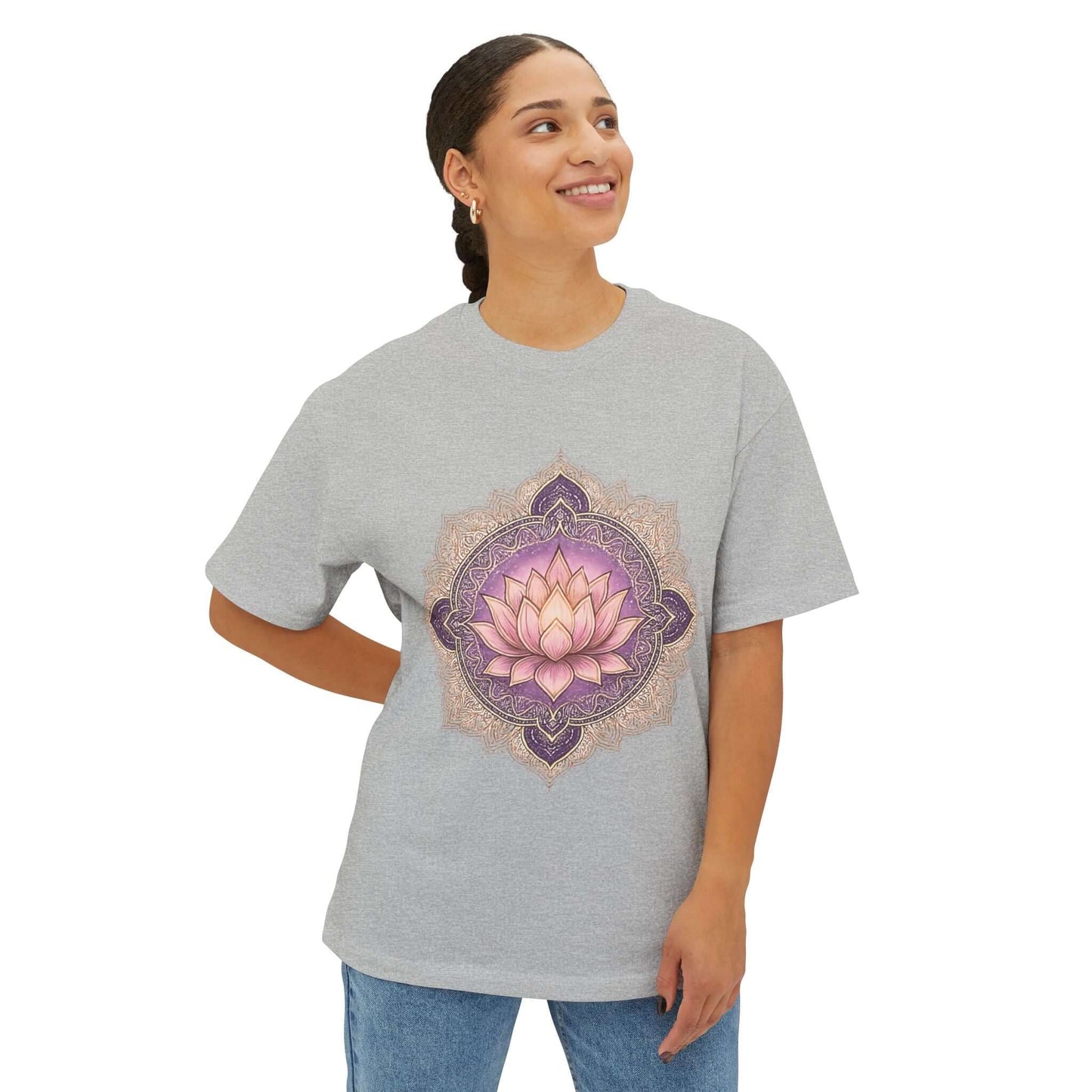 Lotus Mandala Tee - Spiritual Yoga Shirt | DivineAdda