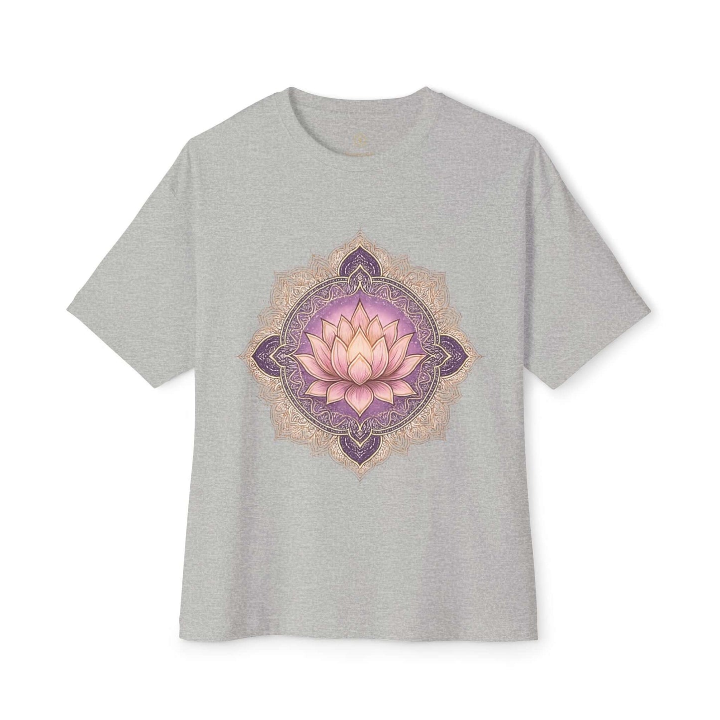 Lotus Mandala Tee - Spiritual Yoga Shirt | DivineAdda