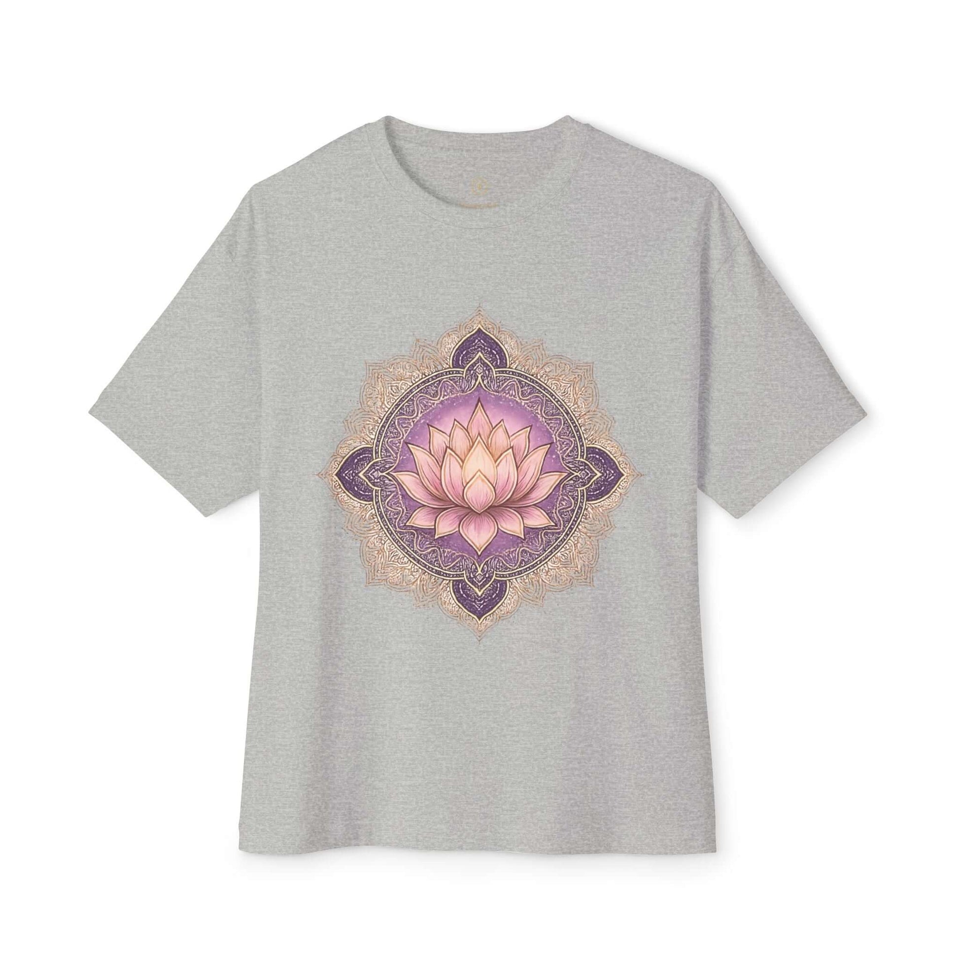 Lotus Mandala Tee - Spiritual Yoga Shirt | DivineAdda