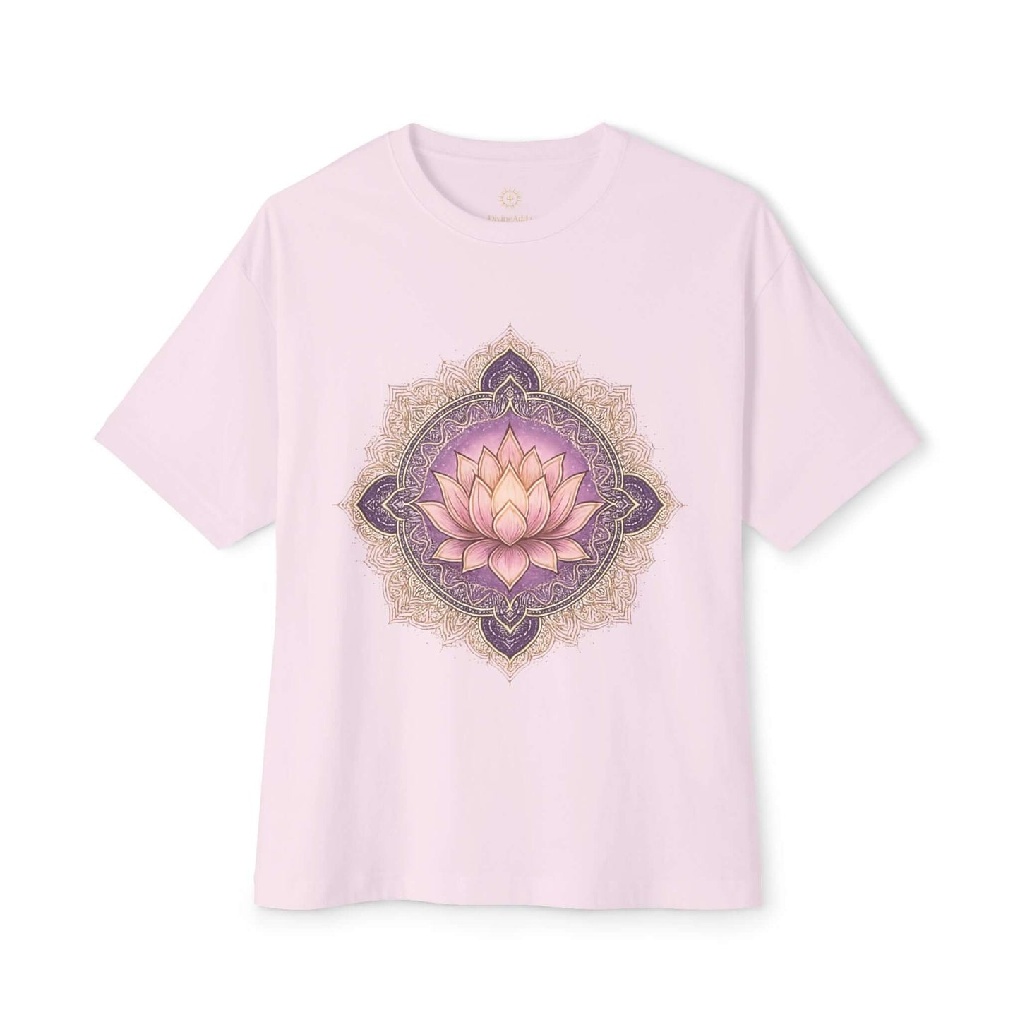 Lotus Mandala Tee - Spiritual Yoga Shirt | DivineAdda