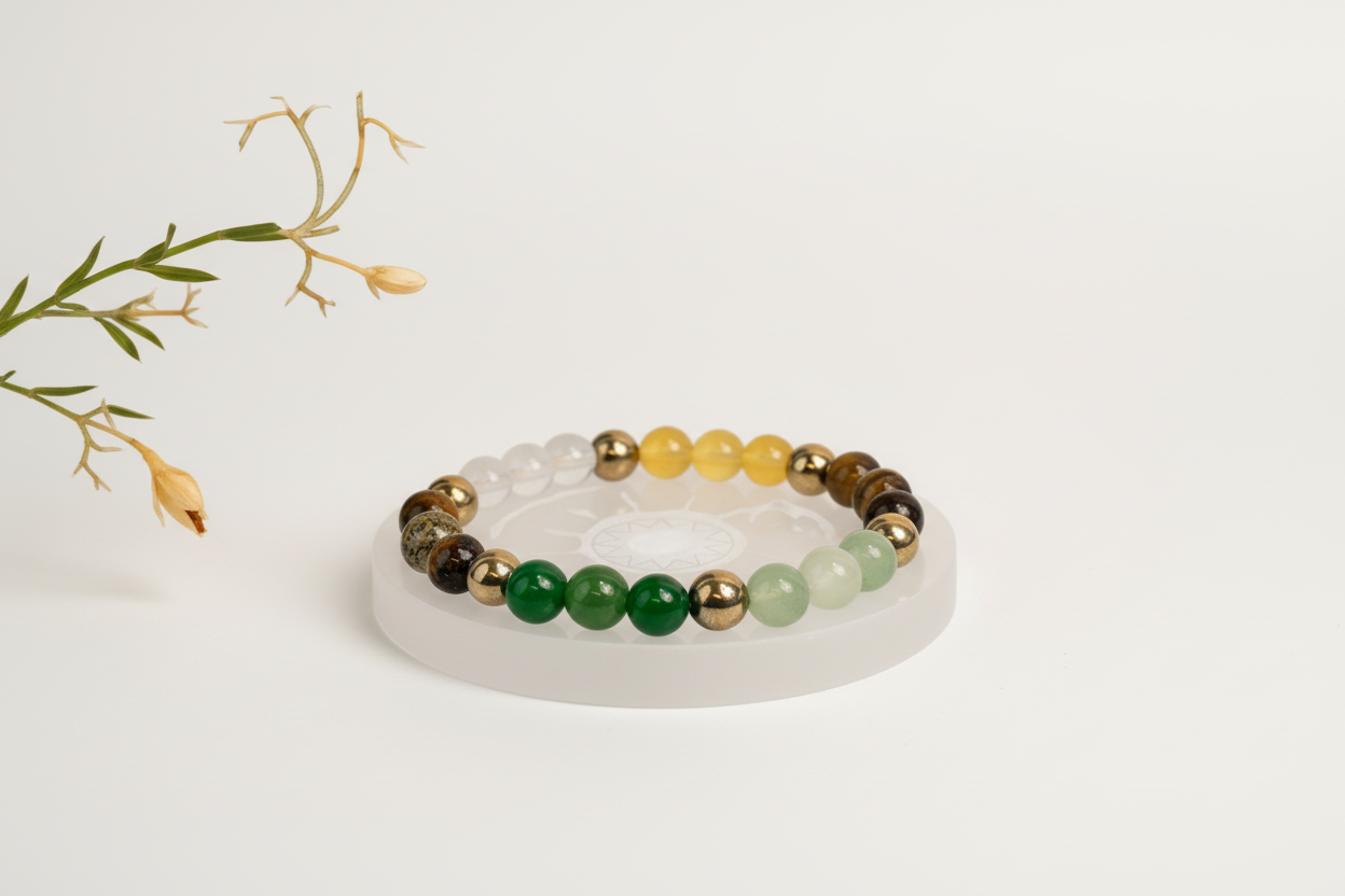 Dhan Yog Bracelet with Selenite Plate Combo – Divine Adda