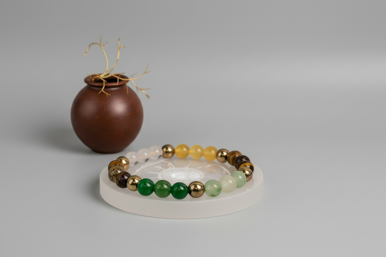 Dhan Yog Bracelet with Selenite Plate Combo – Divine Adda