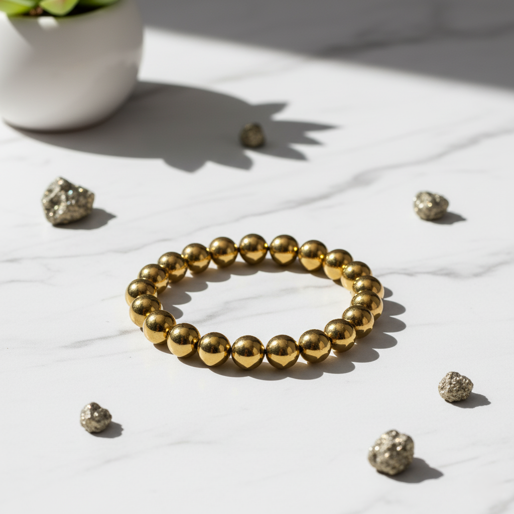 Prosperity Bracelet Combo - golden pyrite brc