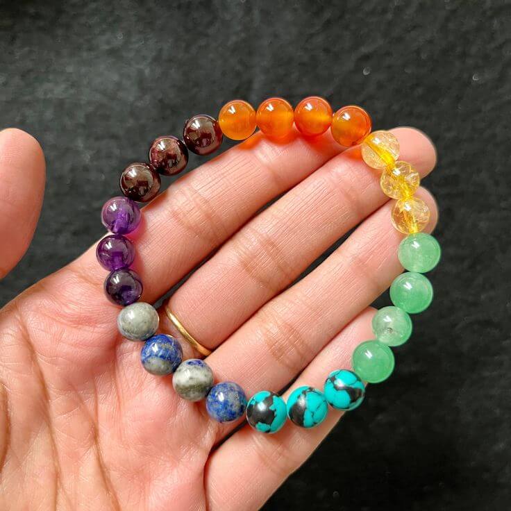 Seven Chakra Healing Bracelet