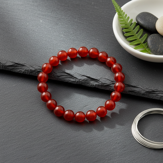 Red Agate Bracelet – Strength, Confidence & Emotional Balance